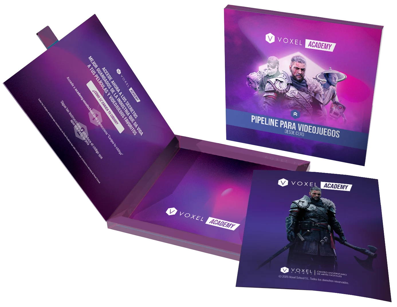 Voxel Academy Cajas Contenido